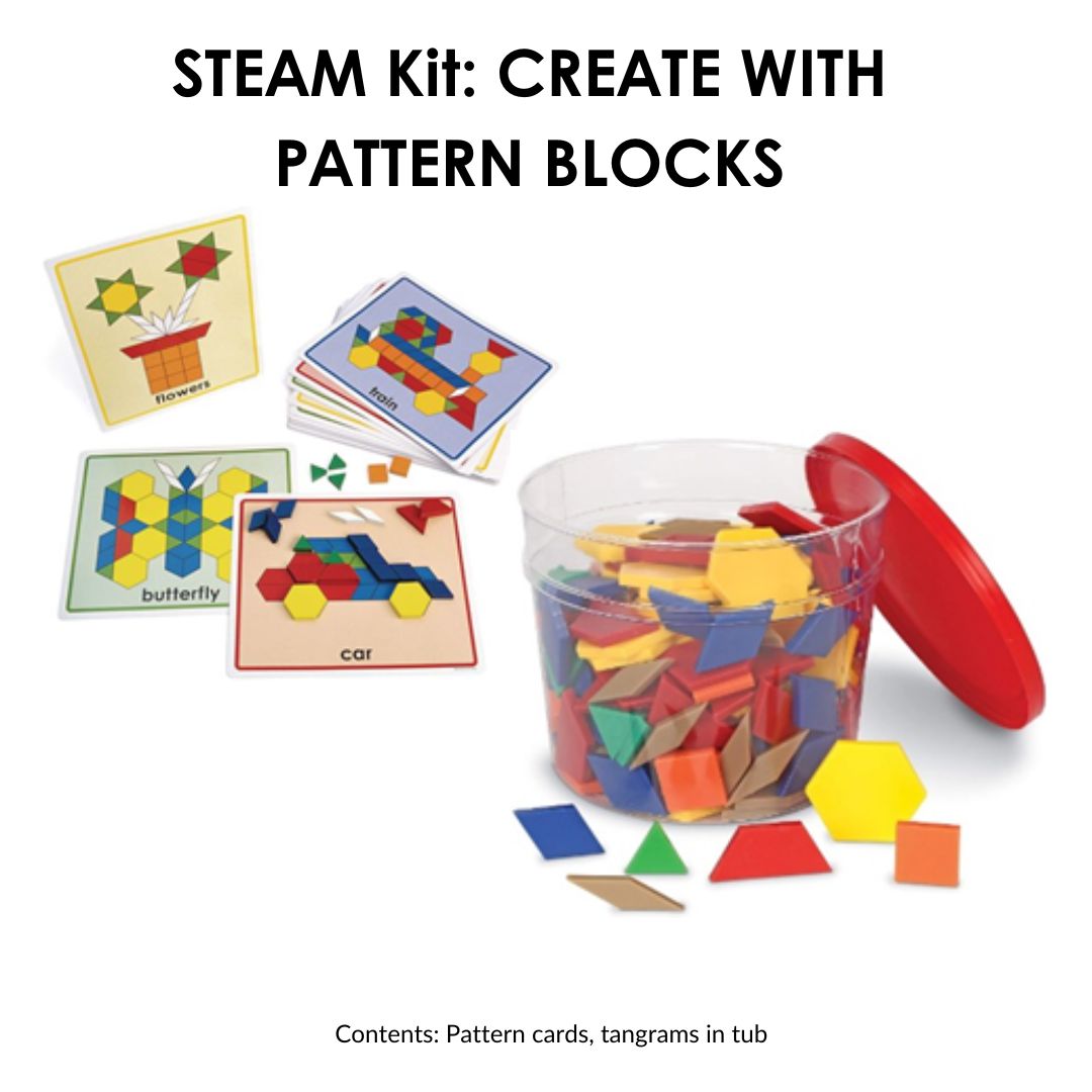 Create with Pattern Blocks Kit