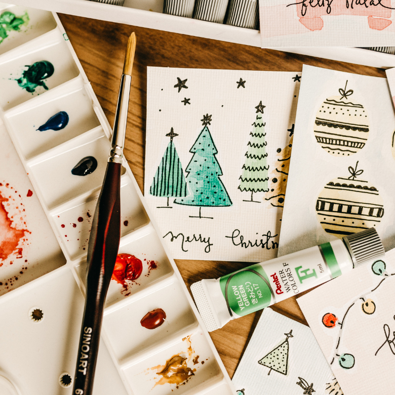 Handmade holiday cards