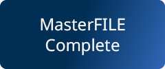 Blue background color and "MasterFILE Complete" text