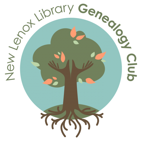 Genealogy Club (blue logo of tree with hands)